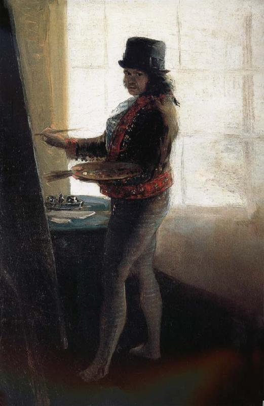 Francisco Goya Self-portrait in the Studio Germany oil painting art